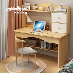  7 مكتب دراسي بشكل مودرن مع رفوف متعددة أنيقة احصل على مكتبك المثالي الآن!