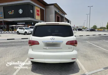  2 إنفينيتي Qx80، مواصفات خليجية، مالك واحد، بدون حوادث، رقم 1