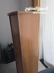  1 خزانة خشبية ذات باب واحد - Wooden one door wardrobe