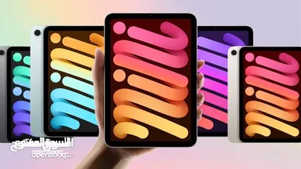  6 ايباد مني 7 جديد 128GB كفالة شرق اوسط بسعر مميز
