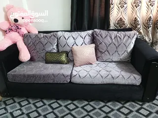  4 طقم كنب مستعمل 7 مقاعد للبيع