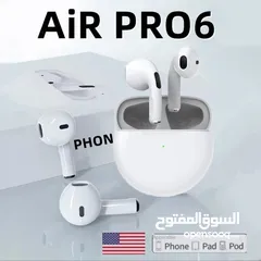  4 سماعات أذن لاسلكية "Air Pro 6