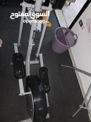  5 كروس + بنش +بار+وزنات للبيع