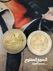  2 عملتان اروبية من فئة 2 يورو               ‌        ‌ ‌  ‌ ‌ ‌ ‌