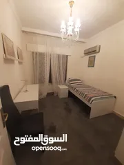  14 شقة مفروشة في - عبدون - مساحة 150 متر غرفتين نوم و موقع جدا مميز (6637)
