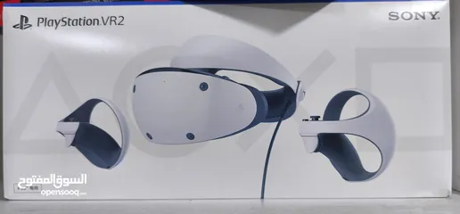  1 جهاز psvr2 مستعمل مع قطعة تركيب