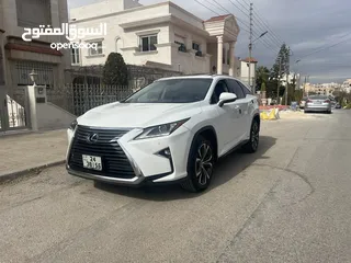  3 لكزس RX450hL موديل 2018 لون ابيض لؤلؤي وارد وصيانه الوكاله اعلى تصنيف من فئتها