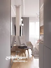  9 تصميم داخلي 3D وإشراف وتنفيذ