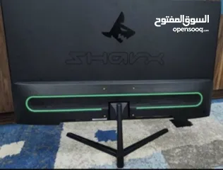  2 شاشه shark 2k 120hz مع كرتونه