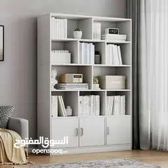  1 مكتبة كتب خشب