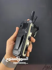  4 موبايل خلوي 3 خطوط انتين لاقط قابل للفك  يعمل على تقوية  م جات الارسال و الاستقبال الضعيفه بطاريه تد
