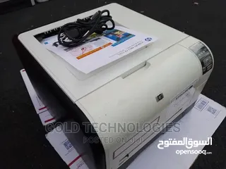  2 طابعة hp ليزر ملونة بحالة ممتازة وحبر اصلي ملون