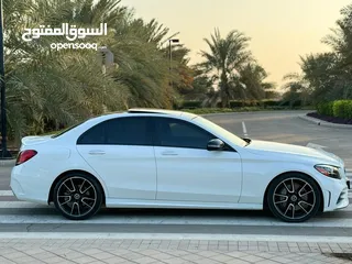  8 مرسيدس  أصل C300 AMG بلاك ادشن السيارة كلين تايتل بدون حوادث