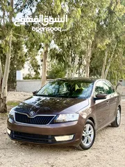  5 سكودا رابيد 1400 تيربو/اصل برايفت جير اتومات فحص ممتاااز سعرر حررق