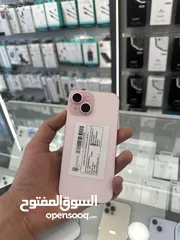  5 iPhone 15 128 GB used  ايفون 15 128 جيجا مستعمل بحاله الوكاله  بطاريات من 86لل93 متوفر جميع الالوان
