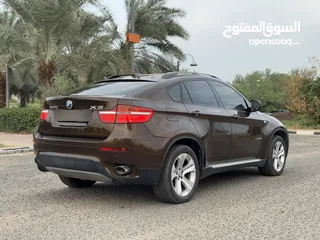  10 بي ام X6 موديل 2013 بحاله نظيفه شرط الفحص