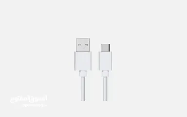  3 USB-C to USB-A White Charging & Data Cable (3FT, 1M)