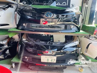  2 يتوفر قطع جميع القطع الواجهة اماميه تويوتا  بريوس 2019-2022  Toyota   prius 2019-2022