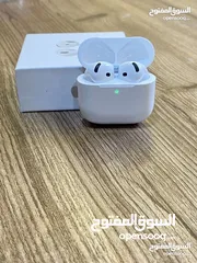  14 أختار الأصلي وريح راسك النسخة الأحدث والأقوى  بطارية تصل إلى 5ساعات من الأستخدام Apple AirPods 4 AN