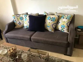  1 طقم كنب مستعمل للبيع بحاله جيده جدا