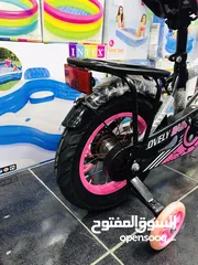  7 عرض خاص على دراجة الاطفال البناتية وارد الكويت  مع مقعد خلفي وسلة مقاس 12 انش مع عدة ميزات واضافات