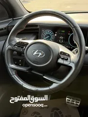  11 هونداي توسان NLine ترخيص 2022 محرك 1600 هايبرد plug in/يقطع على الشحنه 65 كيلو متر  271 حصان