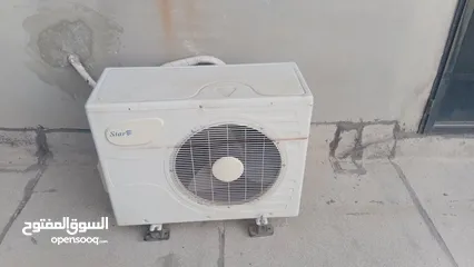  2 مكيف طن ونص عادي بحالة الوكالة شغال راكب  100/100 عالفحص