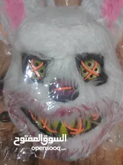  3 قناع هالوين للاطفال والكبار باله غير مستعمل