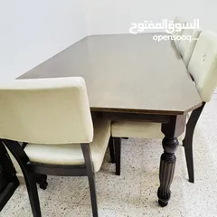  1 Dining table with 4 chairs