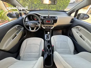  19 كيا ريو kia rio جيد 7 موديل 2016