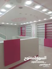  1 ديكور محل بحاله جديد للبيع كامل