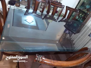  6 طاولة سفره 8 كراسي