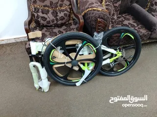  2 بسكليت 26 جديد بالكرتونه