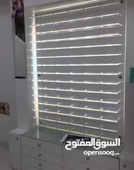  8 ديكور محل نظارات حديث للبيع كامل بسعر مغري جداً