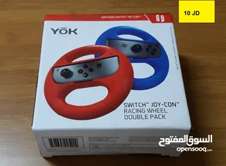  4 العاب Nintendo Switch موجود ايادي وقطع