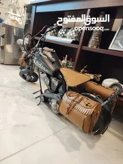  4 Indian motorcycle style toys