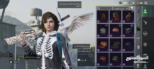  20 حساب ببجي للبيع بي 100 شيكل (059290586)
