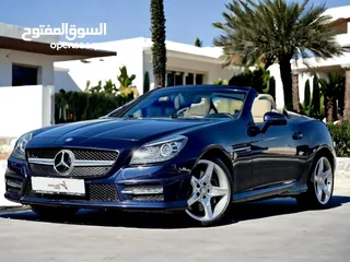  1 AED 1,670 PM  MERCEDES-BENZ SLK200  CONVERTIBLE  EXCELLENT CONDITION  0% DOWNPAYMENT