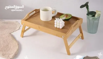  3 طاولة سيرفيس خشب