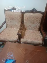  1 كنب خشب زان