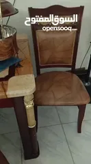  6 كنب وسفرة وفضية