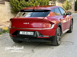 12 كيا EV 6 2022 فل وجمرك جديد ماشيه 30 الف بسعر مغري كاش واقساط بدفعه 3000 دينار