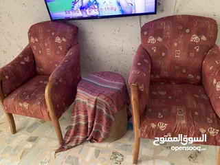  4 طقم كنب بحاله جيدةةةً