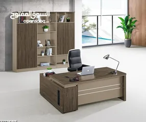  1 Executive Office Desk Table with L Sider 140cm, 160cm, 180cm, 200cm
