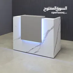  30 كاونترات  استقبال 120سم شامل التوصيل والتركيب مع إمكانية اختيار اللون والموديل المناسب