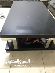  2 طاولة خشب ثقيل