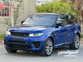  2 رنج روفر سبورت SVR سوبر شارج 2017 V8