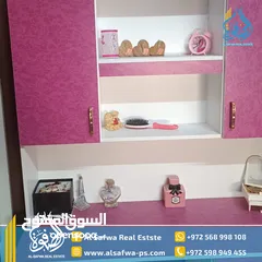  17 شقه مفروشه للايجار  واسعه للايجار البيره قرب الصحه  مناسبة جدا لعائله
