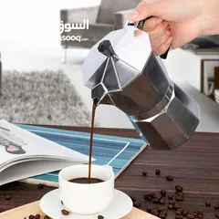  4 ماكينة تحضير القهوة وكنكة الاسبريسو