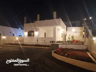  11 بيت ارضي مستقل مع ملحق خارجي للايجار شفا بدران